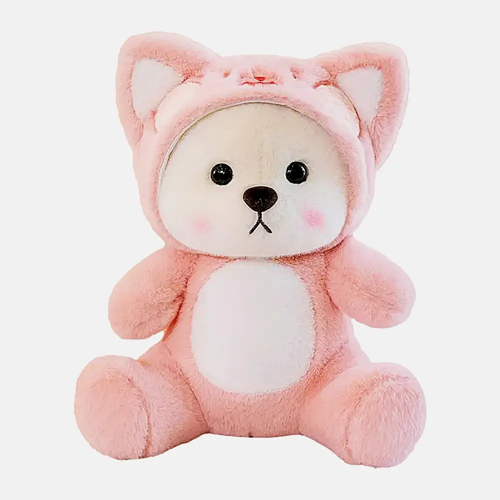 Игрушка плюш Мишка в костюме 25 см в ассортименте