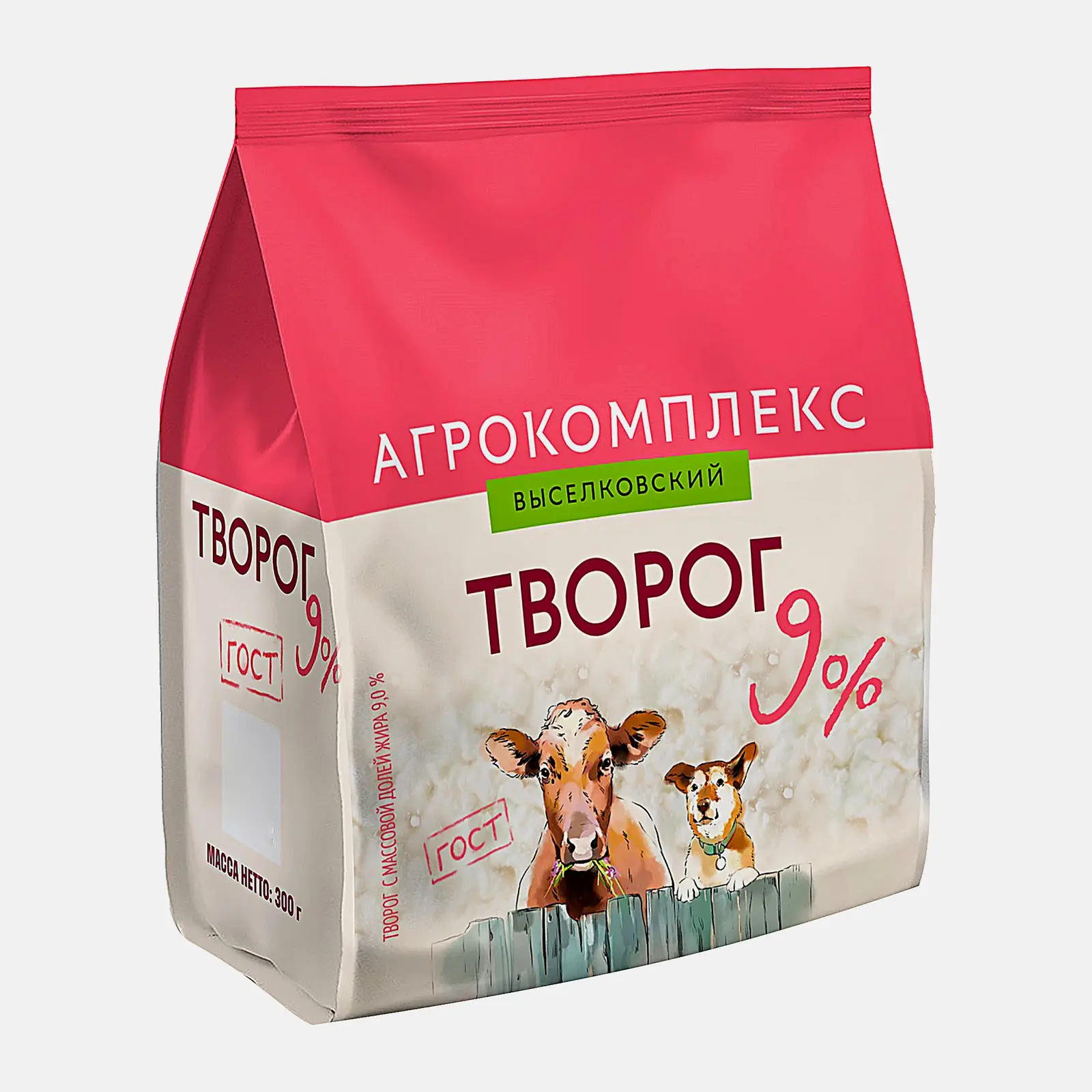 Творог Агрокомплекс 9% 300г Творог Агрокомплекс 9% 300г