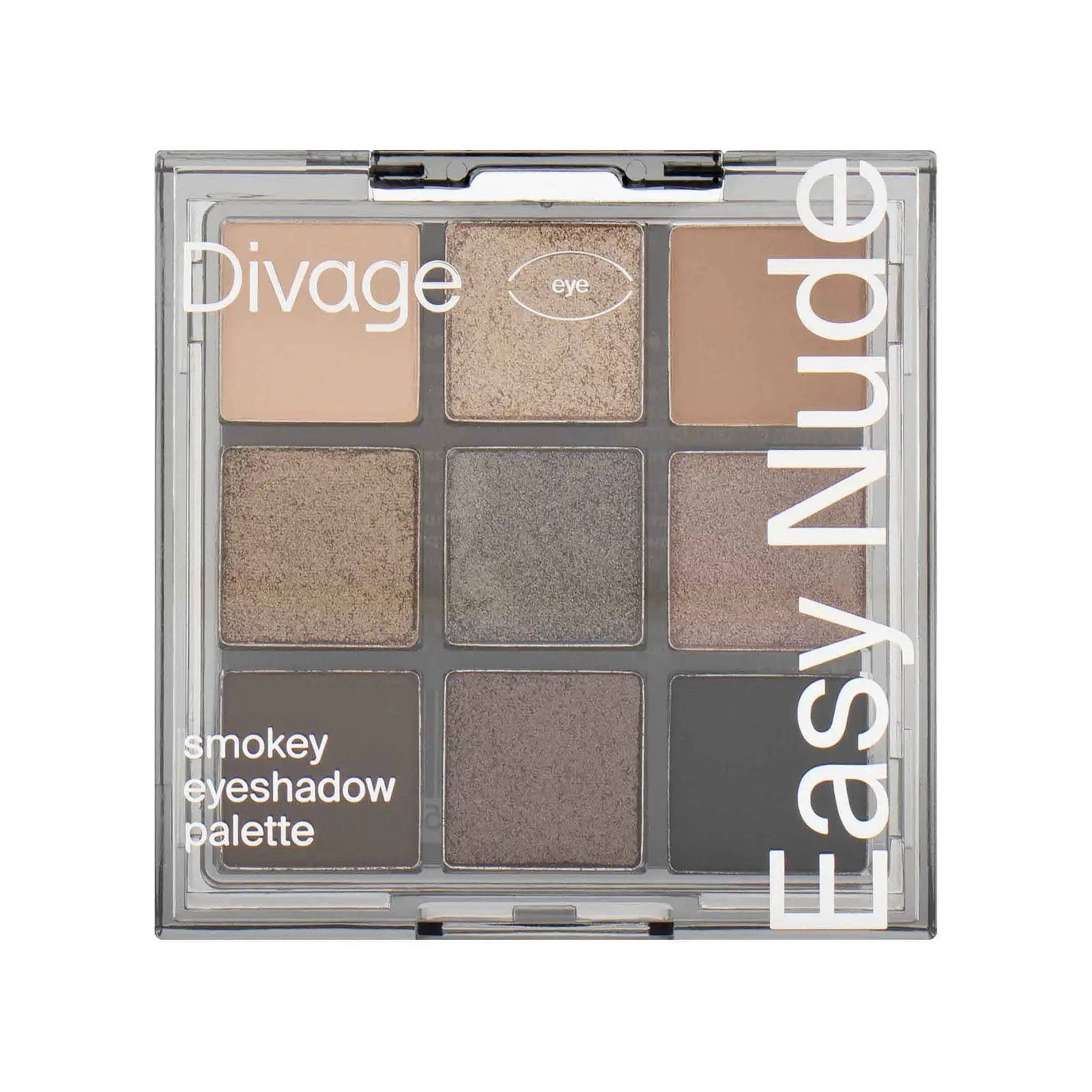 Палетка теней для век Divage Easy Nude smokey