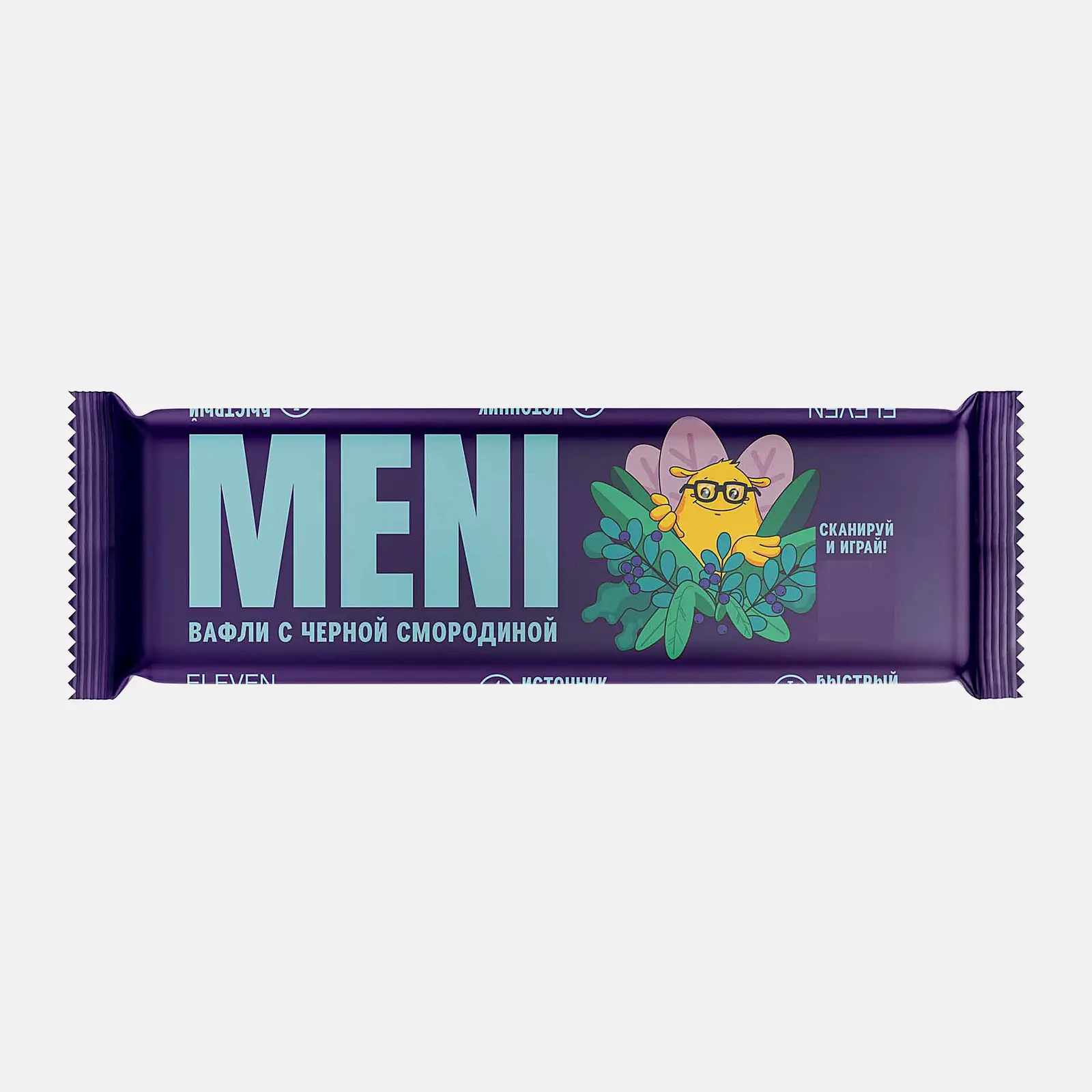 Вафли Черная смородина Meni 30г