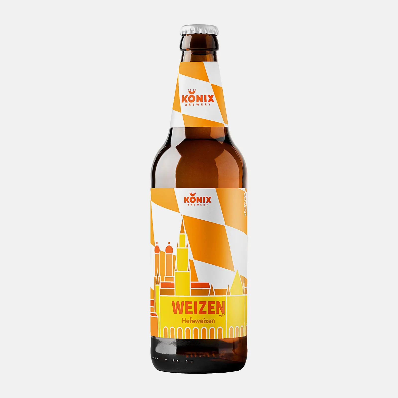 Пивной напиток Konix Hefeweizen нефильтрованное пастеризованное 4.8% 450мл Пивной напиток Konix Hefeweizen нефильтрованное пастеризованное 4.8% 450мл