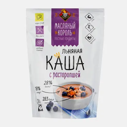 Каша льняная с расторопшей Масляный Король 300г