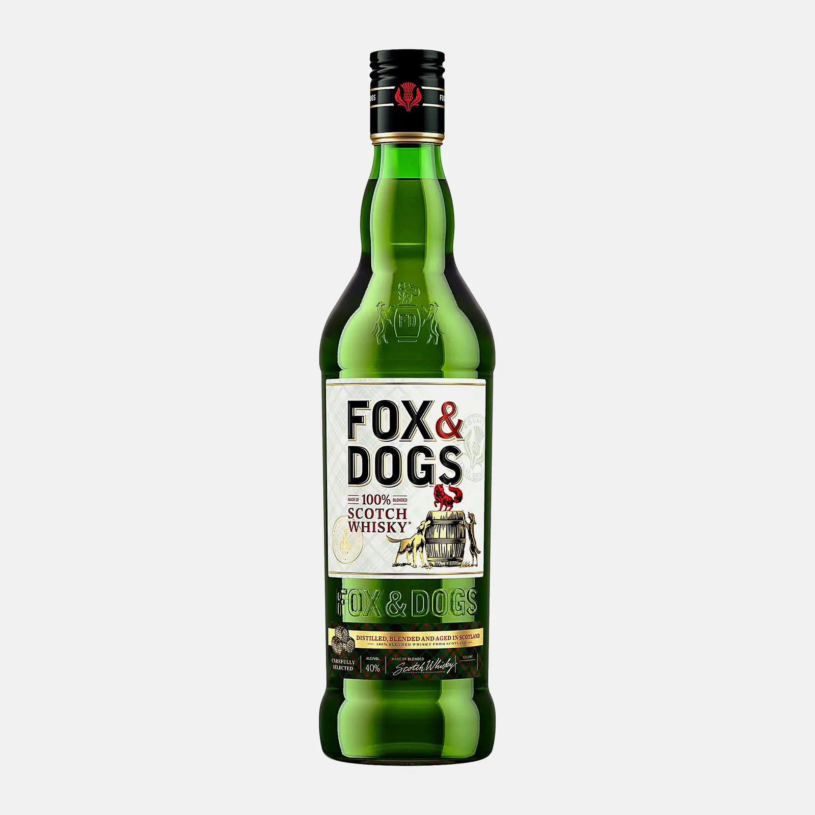 Виски Fox & Dogs купажированный 40% 500мл