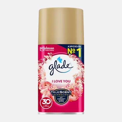 Сменный баллон для освежителя воздуха Glade I Love You 269мл