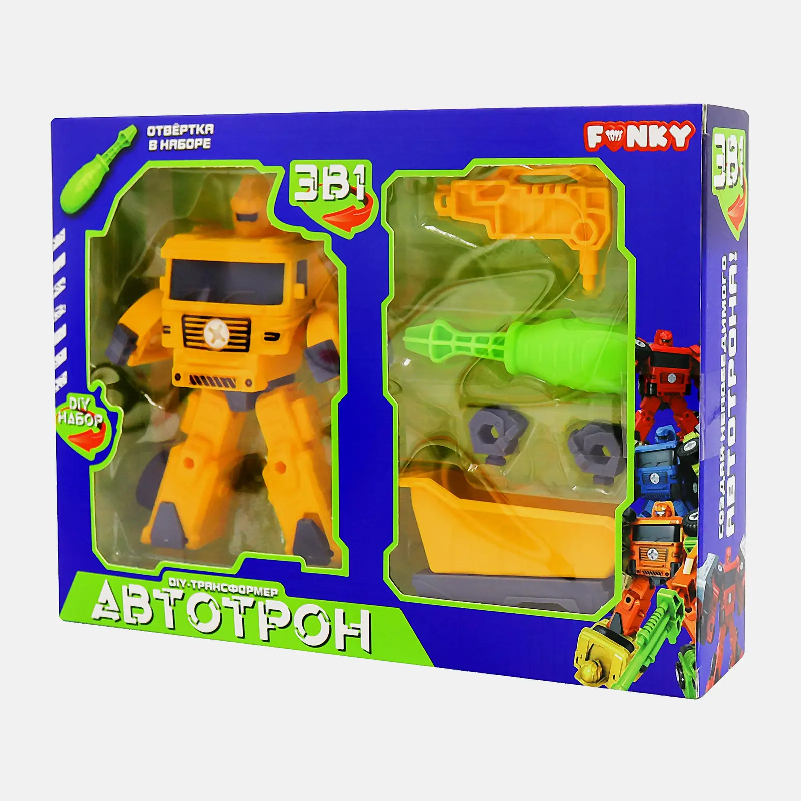 Робот-трансформер Funky Toys 20см в ассортименте - фото 21