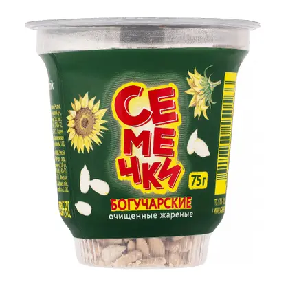 Изображение товара Семечки Богучарские очищенные жареные 75г