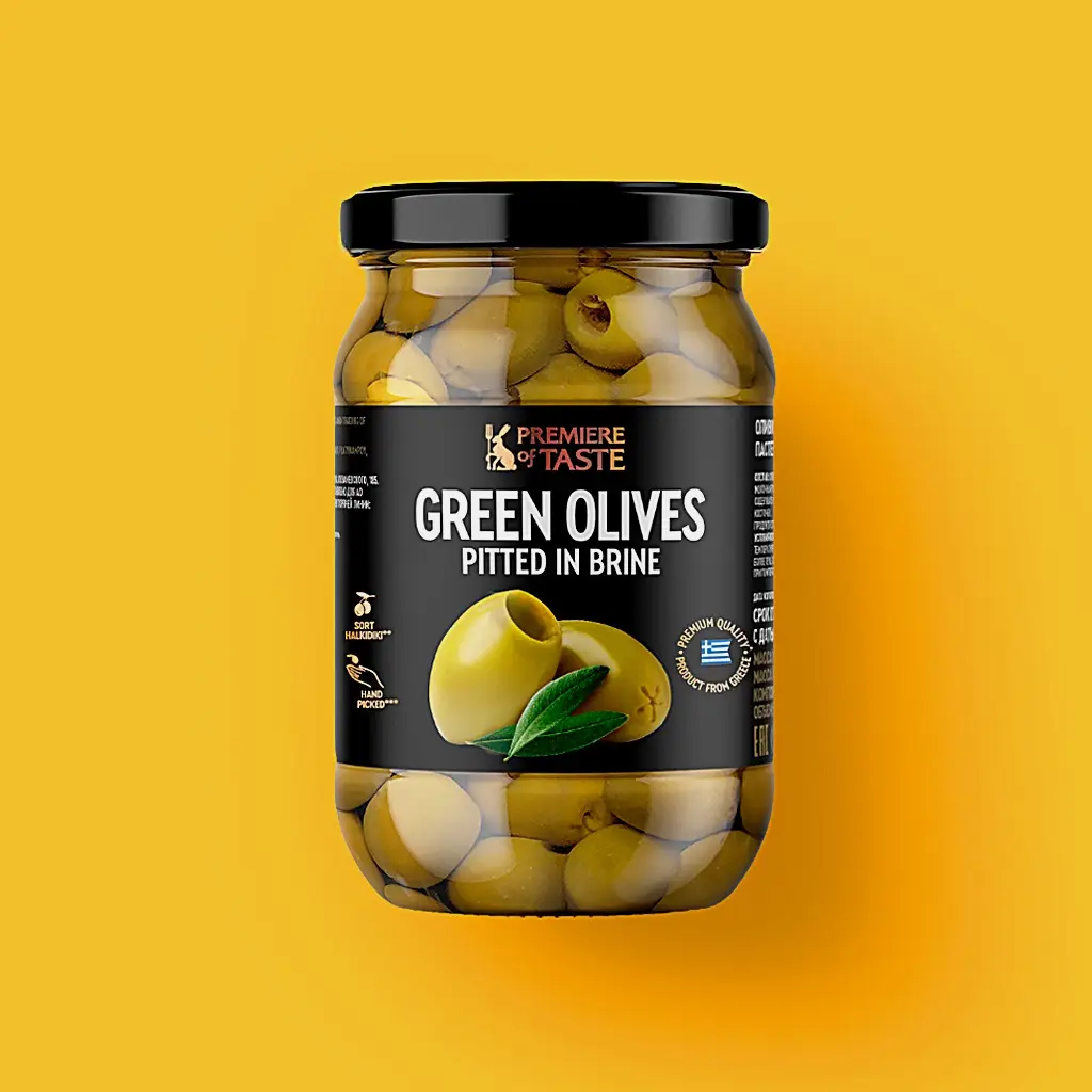 Изображение товара Оливки Халкиди Premiere of Taste 290г без косточек
