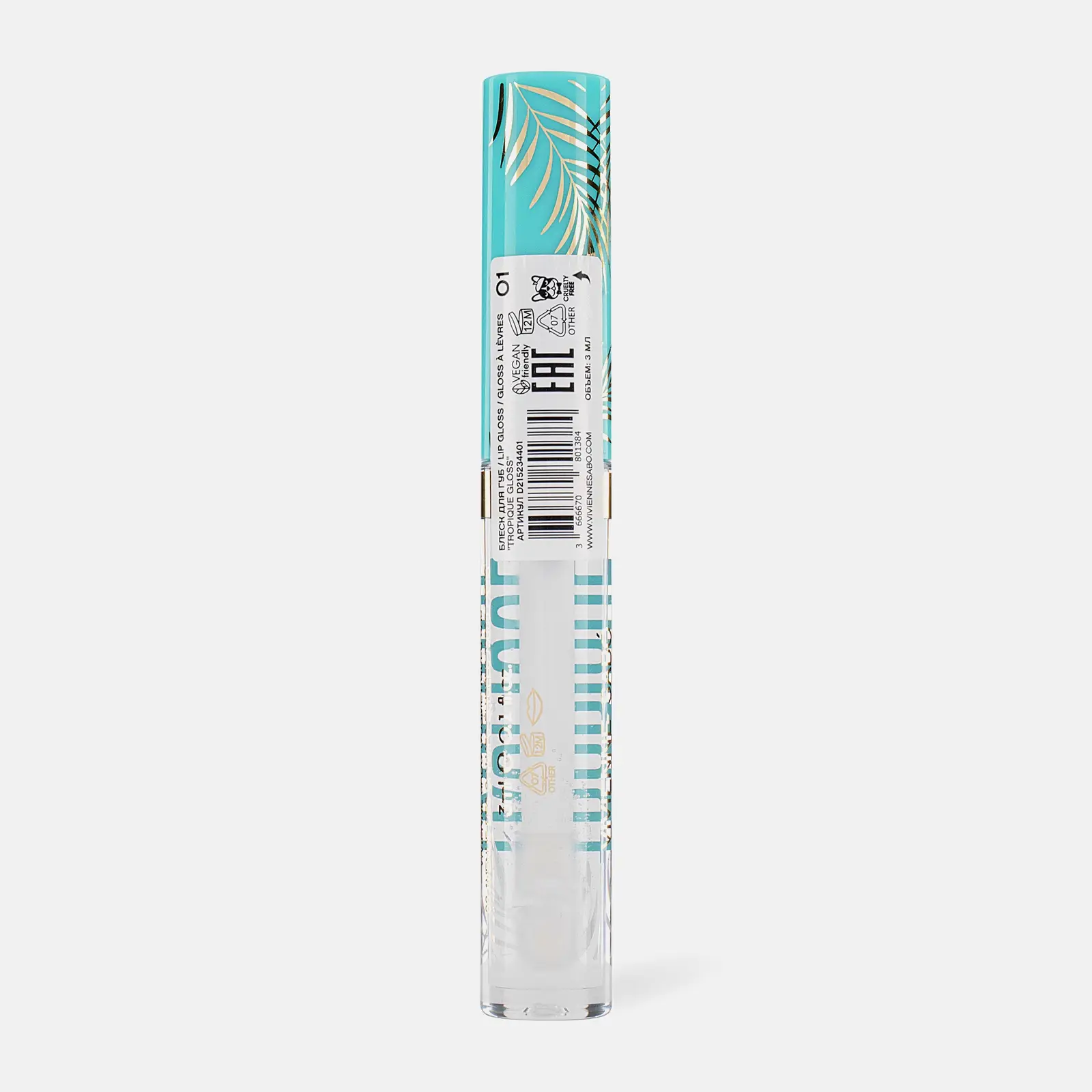 Блеск для губ Vivienne Sabo Tropique Gloss тон 01