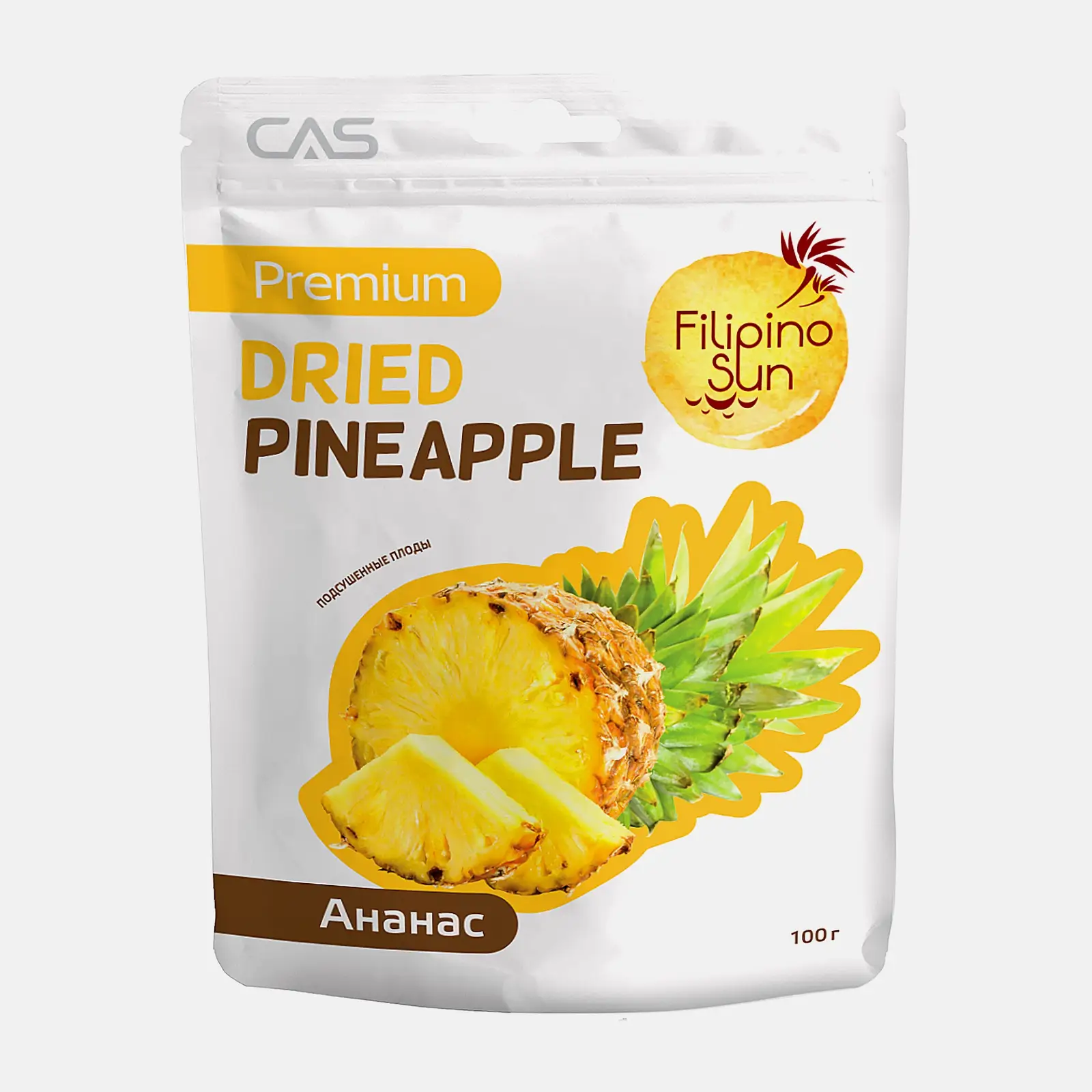 Изображение товара Ананас Filipino Sun сушеный 100г