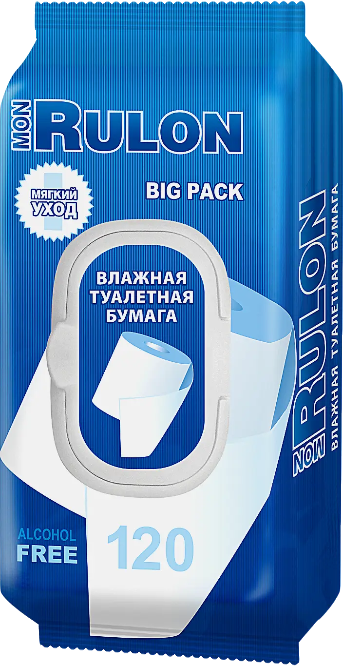 Туалетная бумага Mon Rulon Влажная 120шт