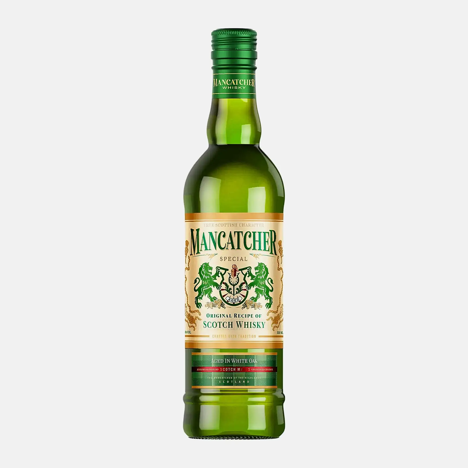 Зерновой виски ординарный Mancatcher 40% 500мл