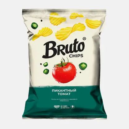 Чипсы Bruto Пиканнтный томат 120г