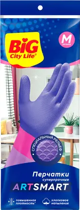 Изображение товара Перчатки латексные Big City Life ArtSmart М