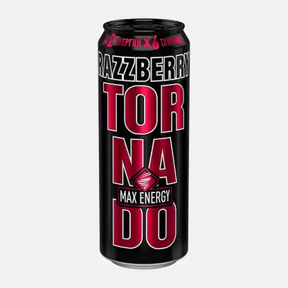 Напиток энергетический Tornado Max Razzberry 450мл