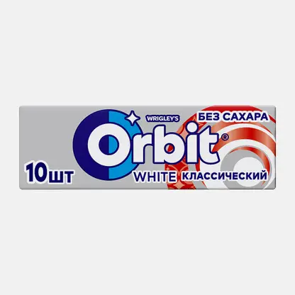 Жевательная резинка Orbit White Классический без сахара 13.6г