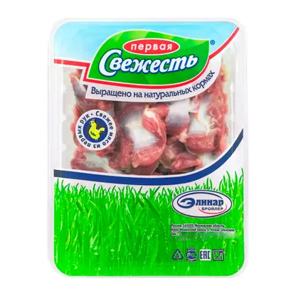 Изображение товара Желудок мышечный Цыплёнка-бройлера Первая свежесть 450г