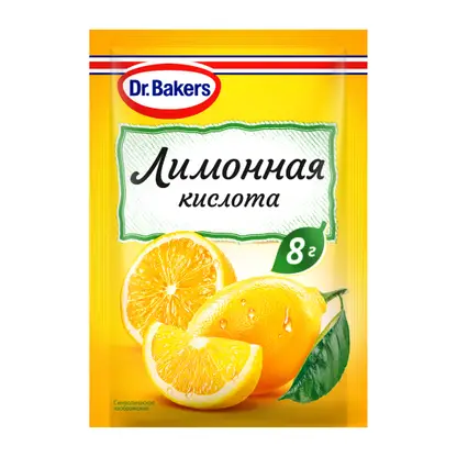 Изображение товара Лимонная кислота Dr.Bakers 8г