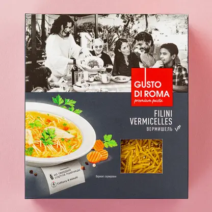 Вермишель Gusto Di Roma Vermicelli из твердых сортов 400г