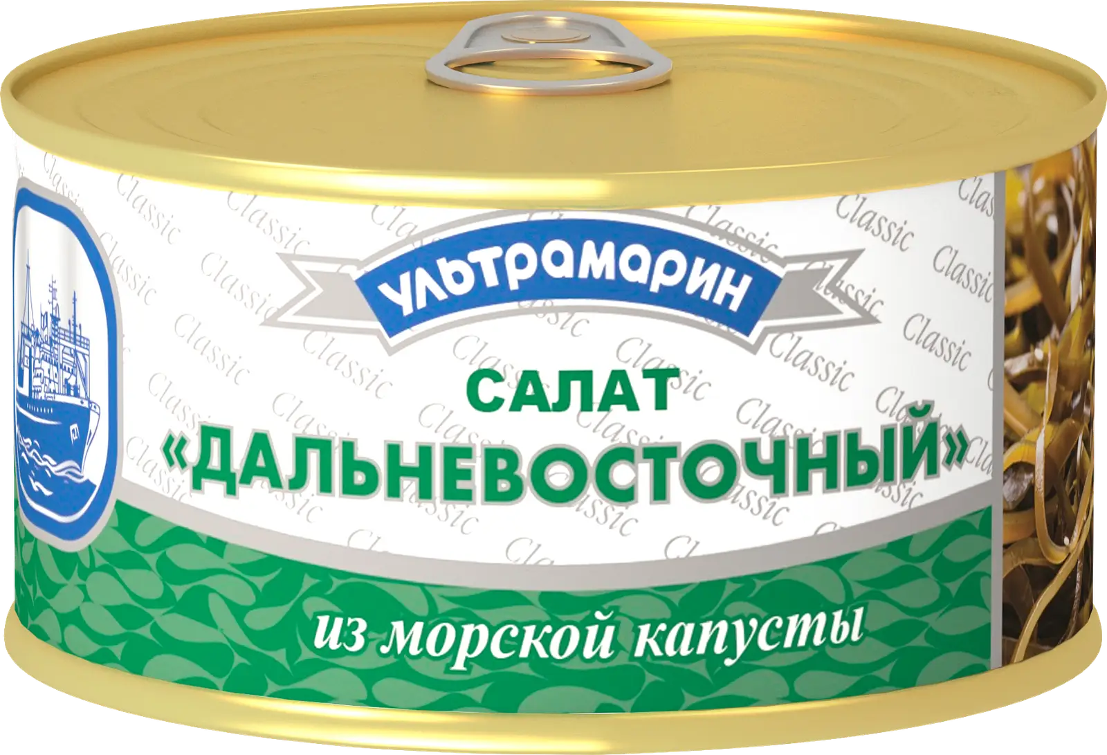 Салат Ультрамарин Дальневосточный из морской капусты 220г — в каталоге на  сайте сети Магнит | Краснодар