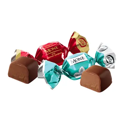 Изображение товара Конфеты трюфель темный с мятой ассорти Mone