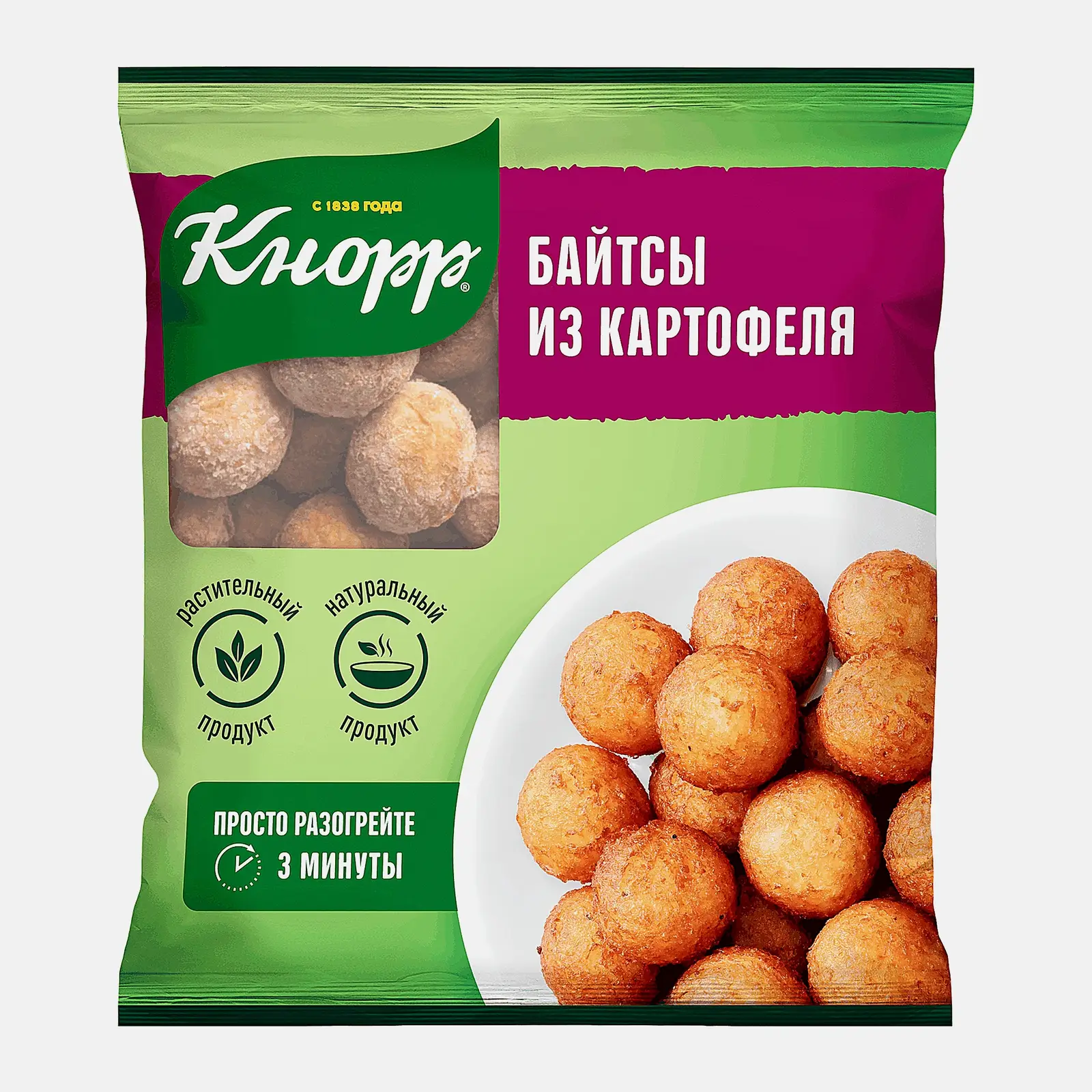 Байтсы из картофеля Кнорр жареные замороженные 400г Байтсы из картофеля Кнорр жареные замороженные 400г