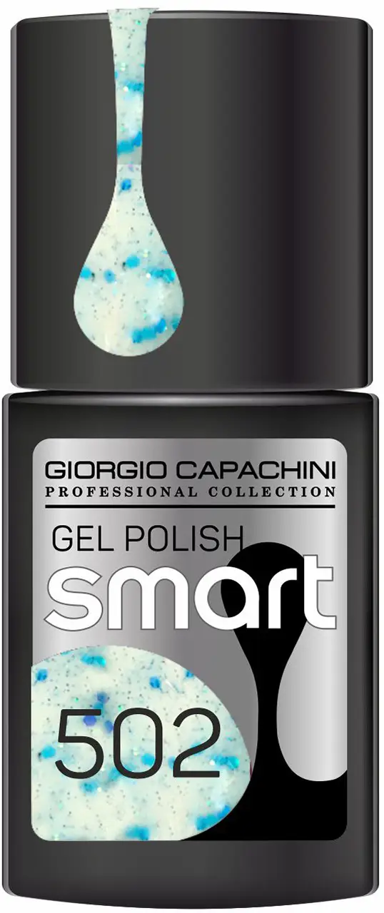 Гель-лак для ногтей Giorgio Capachini Smart тон 502 Перепелиные яйца голубые