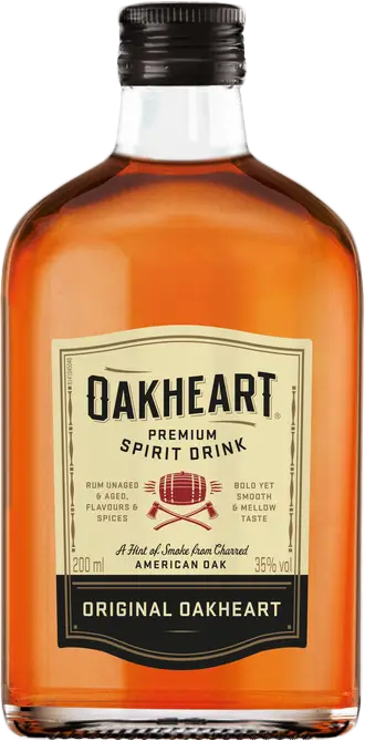 Изображение товара Напиток Oakheart оригинал 35% 200мл - янтарный ромовый напиток