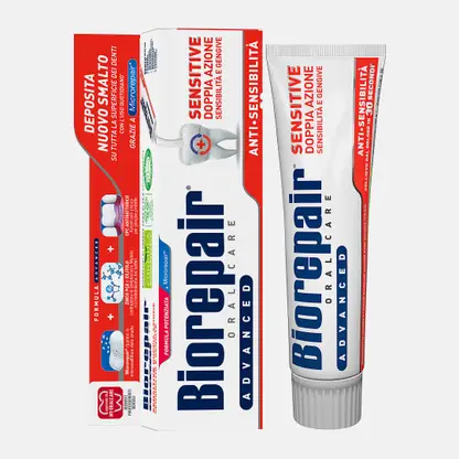 Зубная паста Сенситив Двойное действие Biorepair 75мл