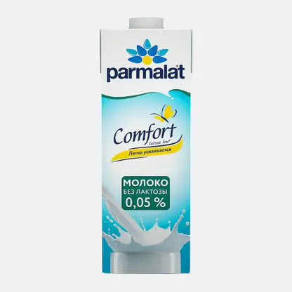Молоко Parmalat Comfort безлактозное ультрапастеризованное 0.05% 1л