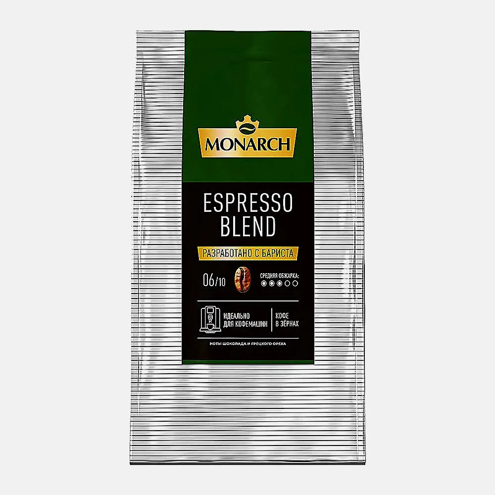 Кофе в зёрнах Monarch Espresso Blend 1кг