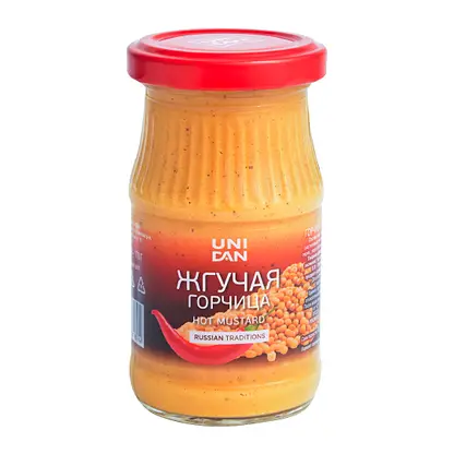 Изображение товара Горчица Uni Dan Русская жгучая 170г