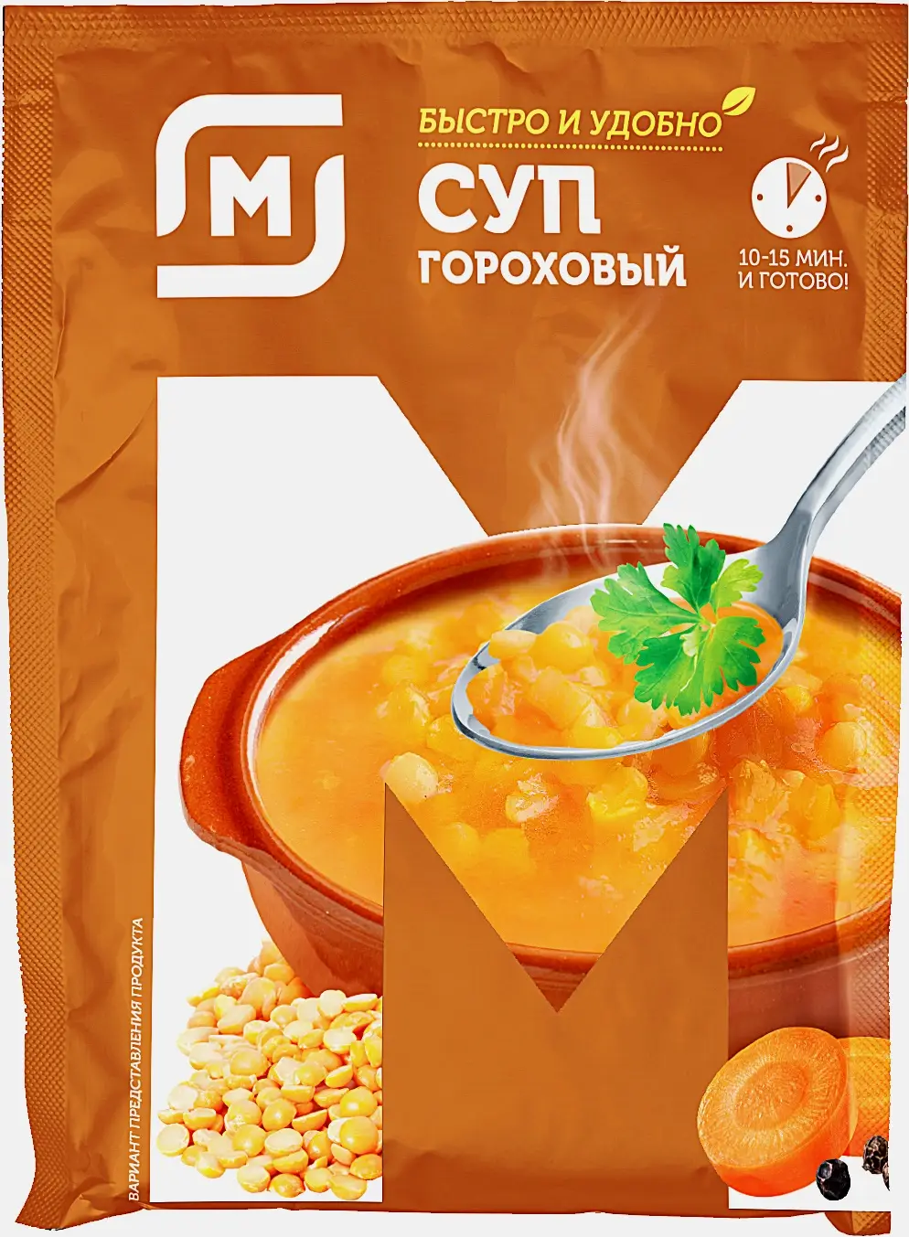 Изображение товара Суп Грибной/Гороховый Магнит 60г в ассортименте