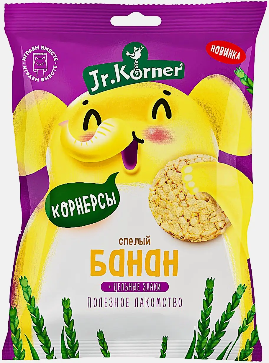 Хлебцы Dr.Korner Рисовые с бананом 30г Хлебцы Dr.Korner Рисовые с бананом 30г