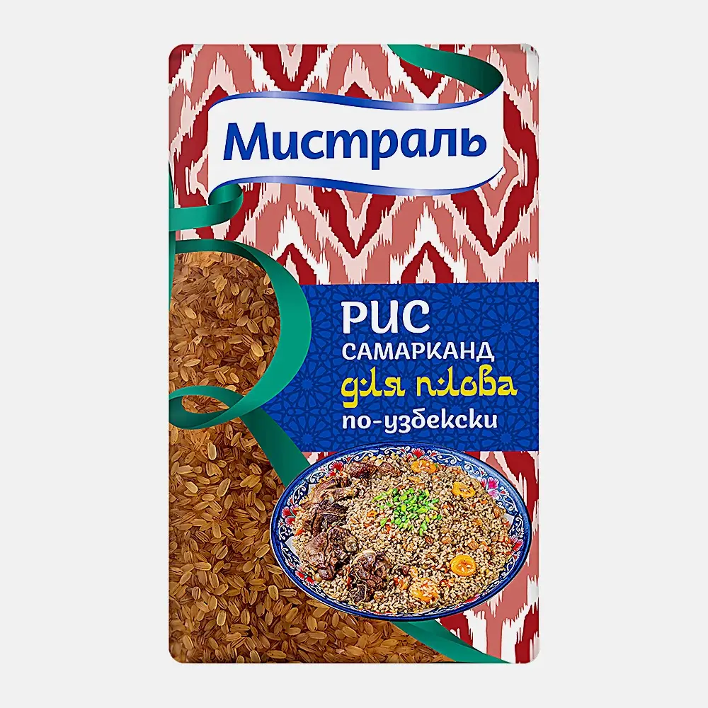 Изображение товара Рис Мистраль Самарканд красный круглый 500г первый сорт