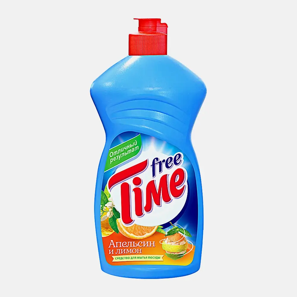 Средство для мытья посуды Free Time Апельсин и лимон 450г