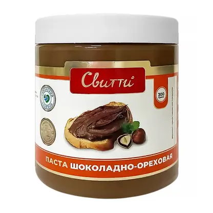 Изображение товара Шоколадно-ореховая паста Свитти 300г