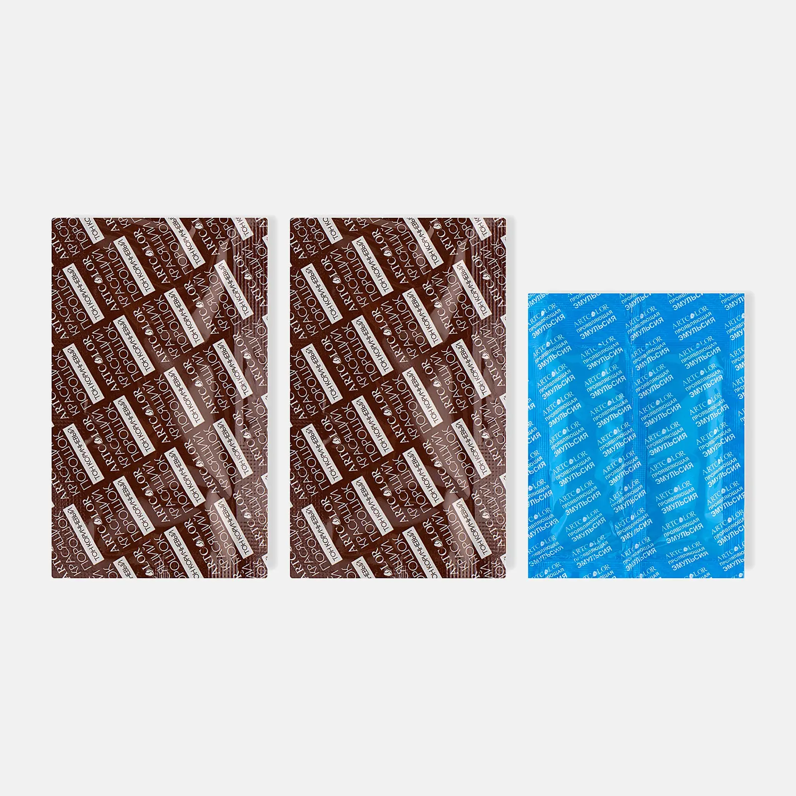 Краска для бровей и ресниц Артколор Сделай глазки Коричневый 15г