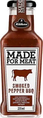 Соус BBQ Kuhne с копченым перцем 235мл