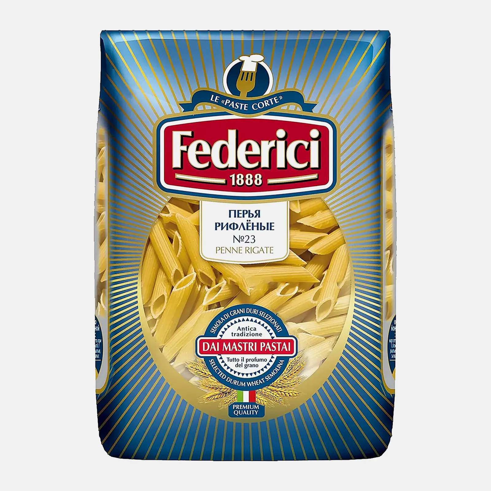 Изображение товара Макароны Federici Перья рифленые 400г