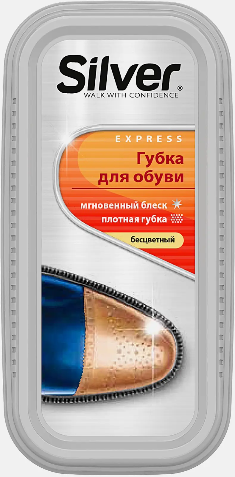 Губка для обуви Silver бесцветная Губка для обуви Silver бесцветная