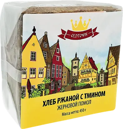 Хлеб ржаной с тмином Old Town 450г
