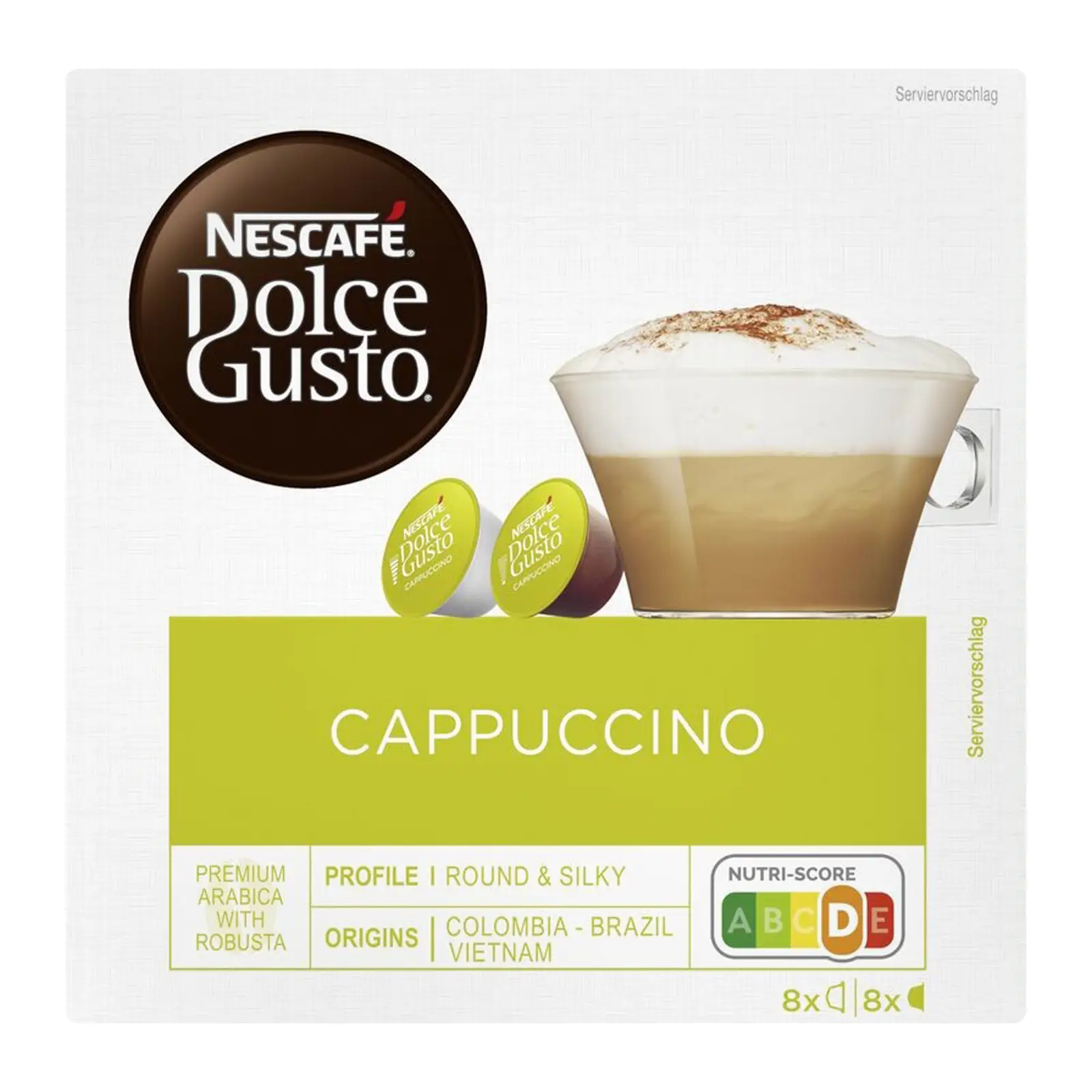 Изображение товара Кофе в капсулах Nescafe Dolce Gusto Cappuccino 186.4г