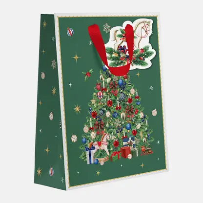 Подарочный пакет New Years Joy Сити Хоум Трейд 41*31*10см в ассортименте