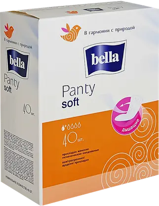 Прокладки Bella Panty Soft ежедневные 40шт