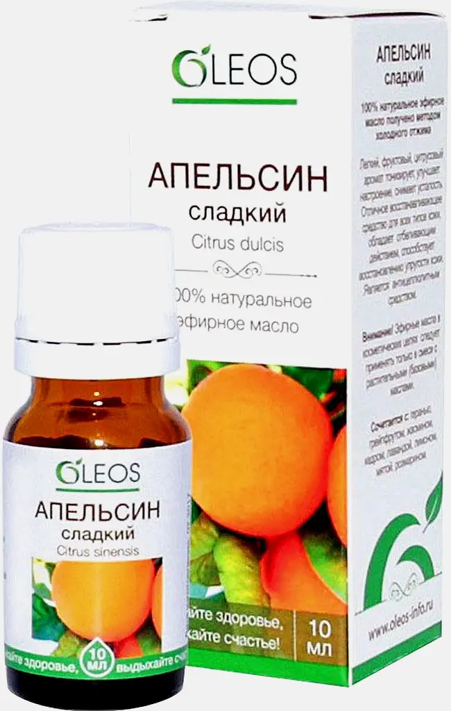 Масло эфирное Oleos апельсин 10мл