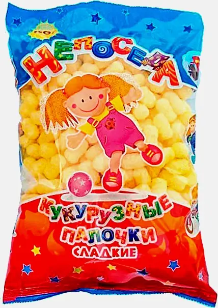 Палочки кукурузные Непоседа 150г