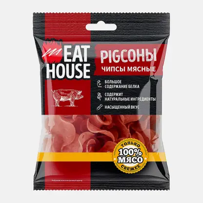 Чипсы Meat House Original Классические Pigсоны мясные сыровяленые 50г