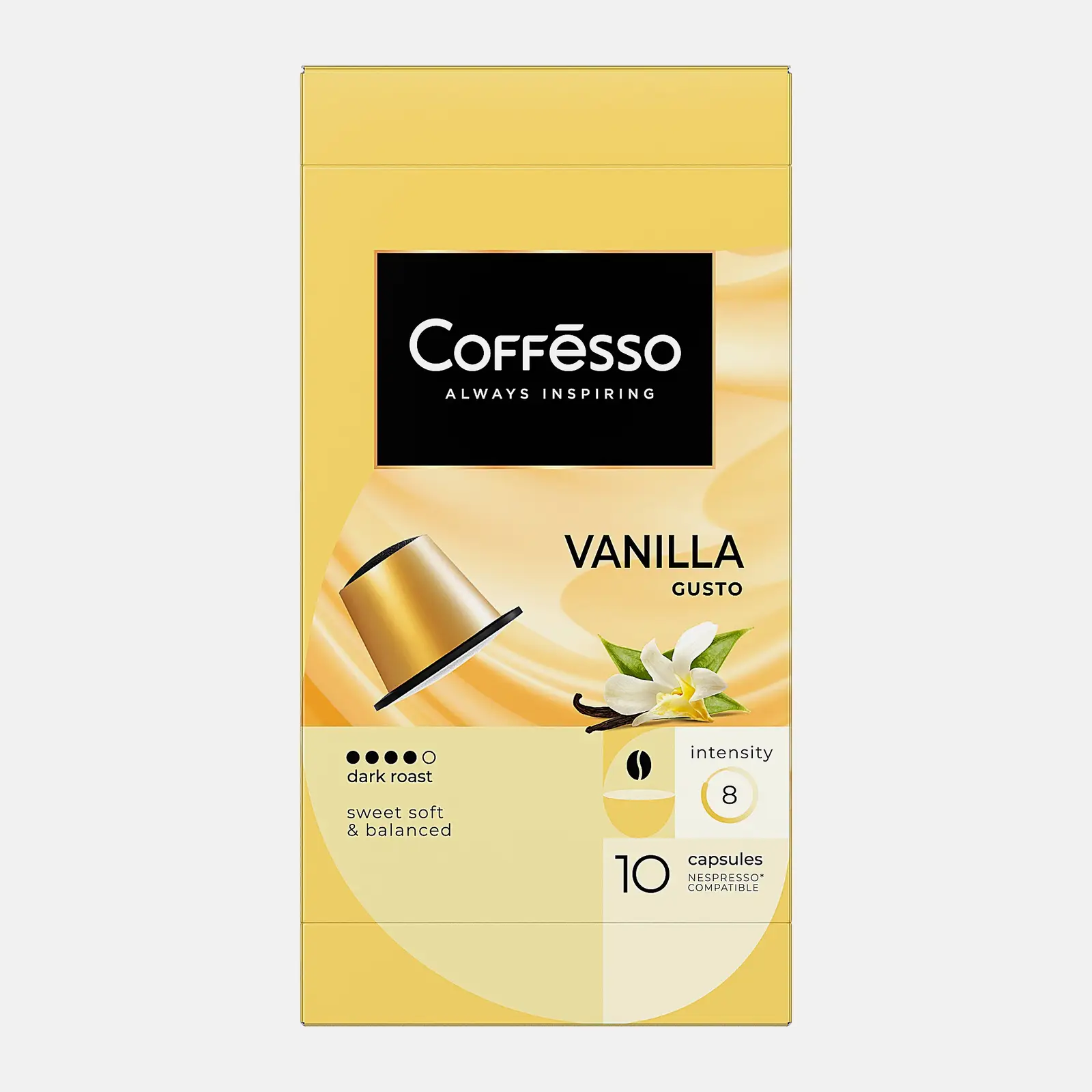 Кофе в капсулах Coffesso Vanilla Gusto 50г 10шт