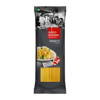 Изображение товара Макароны Gusto Di Roma Spaghettini Спагетти 450г