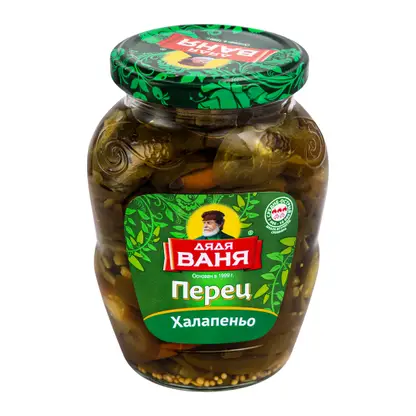 Изображение товара Перец Дядя Ваня Халапеньо 350г